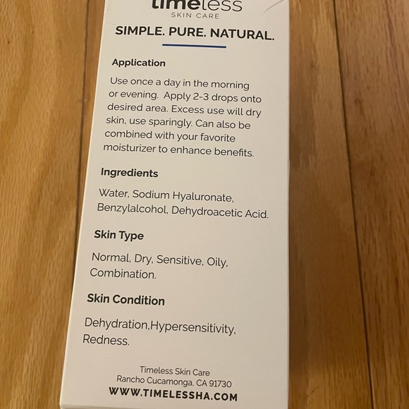 New, Timeless hyaluronic acid 100% pure, 240 ml - Picture 4 of 4